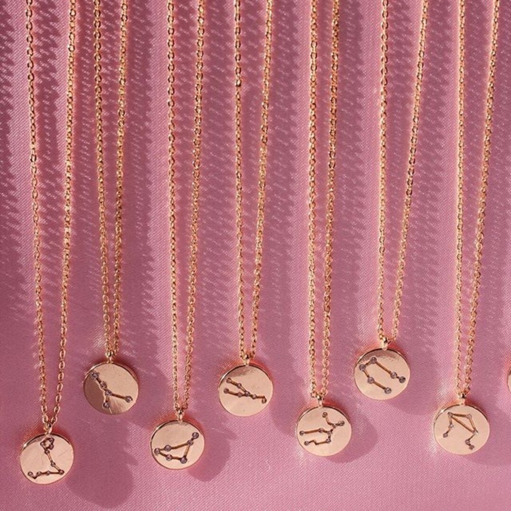 SALE Taurus Zodiac Sign Constellation Necklace - Picture 2 of 3